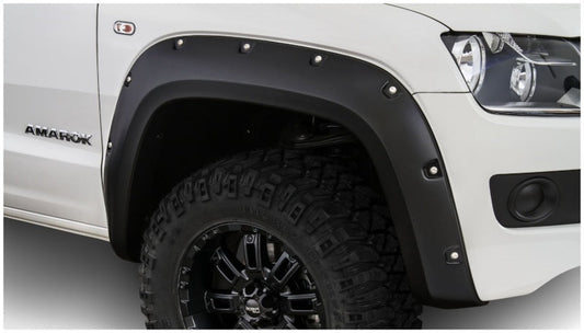 Bushwacker 11-18 Volkswagen Amarok Pocket Style Flares 2pc - Black - My Store