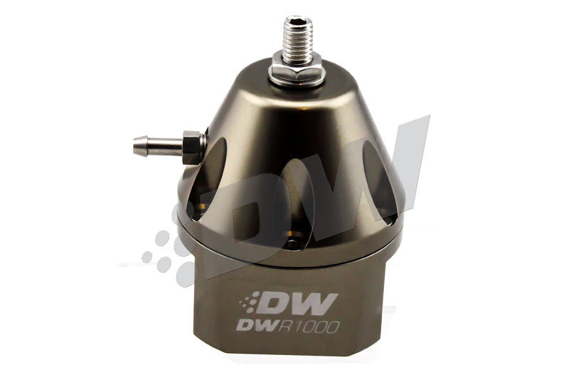 DeatschWerks DWR1000 Adjustable Fuel Pressure Regulator - Titanium - Mammoth Racing -