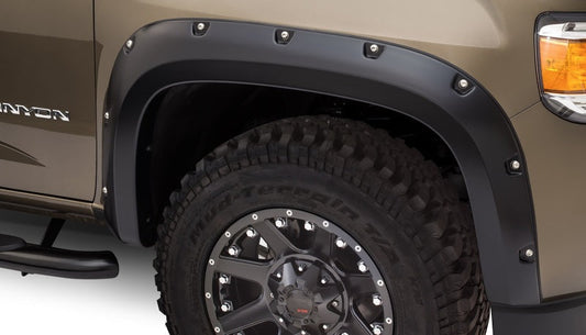 Bushwacker 16-18 GMC Canyon Pocket Style Flares 2pc 6ft Bed - Black - My Store