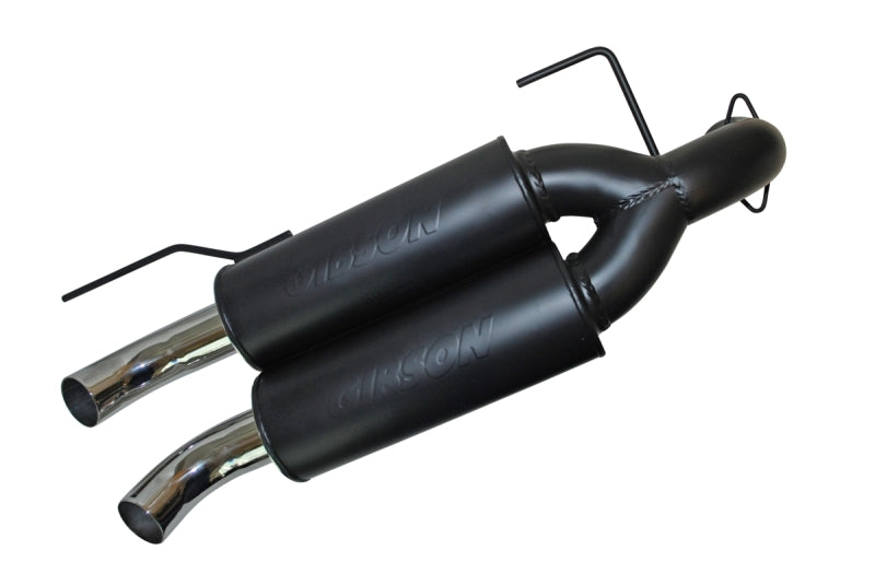 Gibson 11-13 Polaris Ranger RZR XP 900 Base Dual Exhaust - Black Ceramic - Mammoth Racing -