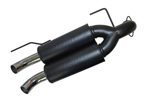 Gibson 11-13 Polaris Ranger RZR XP 900 Base Dual Exhaust - Black Ceramic - Mammoth Racing -