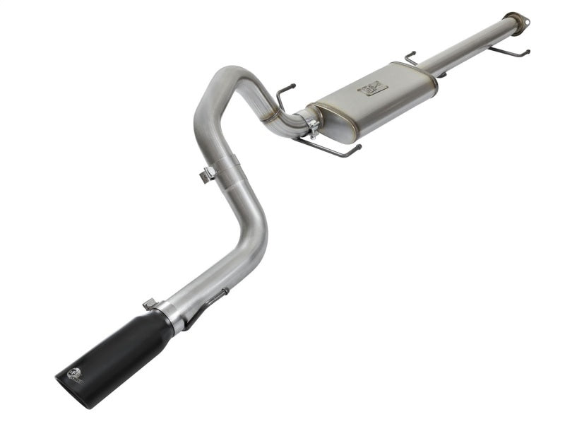 aFe MACH Force Xp 3in SS Cat-Back Single Rear Exit Exhaust w/Black Tips 07-14 Toyota FJ Cruiser - Mammoth Racing -