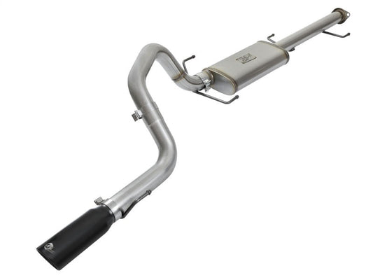 aFe MACH Force Xp 3in SS Cat-Back Single Rear Exit Exhaust w/Black Tips 07-14 Toyota FJ Cruiser - Mammoth Racing -