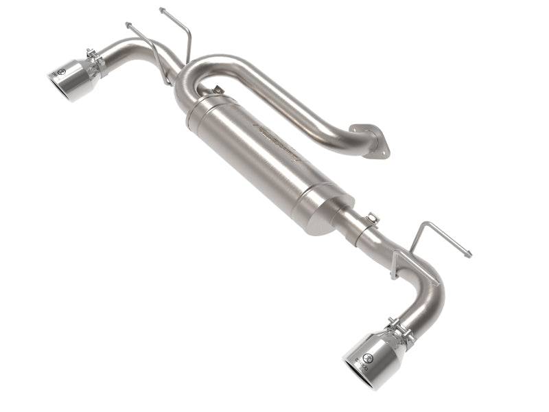 aFe 19-22 Mazda 3 L4 2.5L Takeda 3in to 2-1/2in 304 Stainless Steel Axle-Back Exhaust w/Polished Tip - My Store