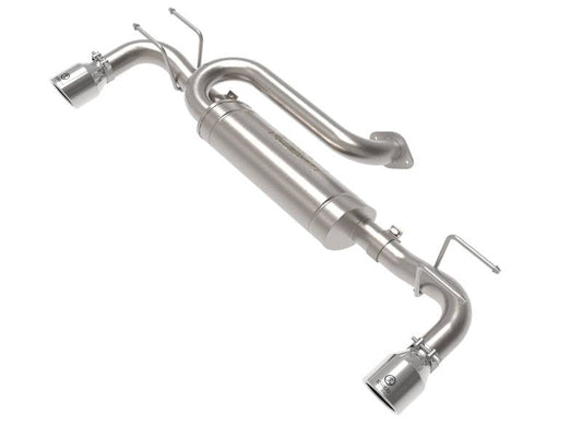 aFe 19-22 Mazda 3 L4 2.5L Takeda 3in to 2-1/2in 304 Stainless Steel Axle-Back Exhaust w/Polished Tip - My Store