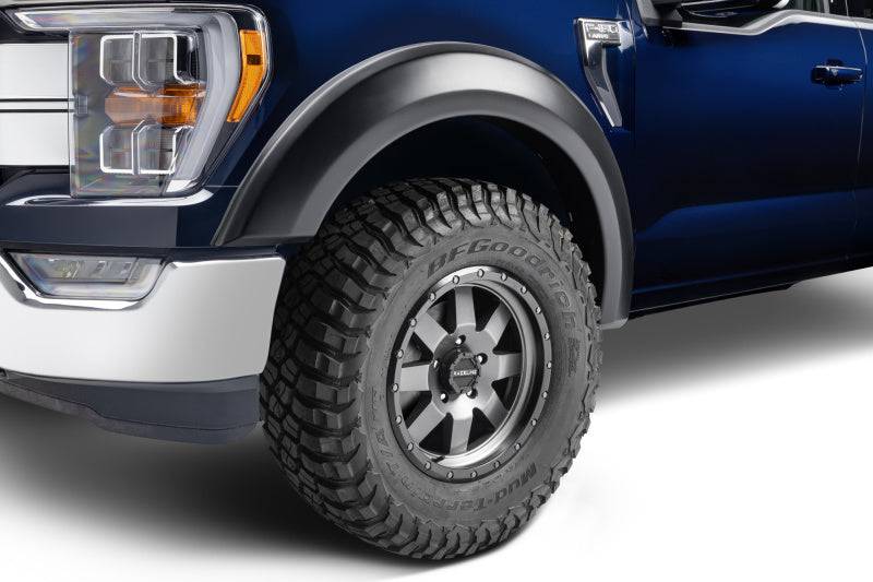 Bushwacker 21-22 Ford F-150 Extend-A-Fender Style Flares 2pc Front - Mammoth Racing -