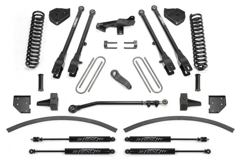 Fabtech 17-21 Ford F250/f350 4WD Diesel 8in 4Link Sys w/Coils & Stealth Shks - My Store