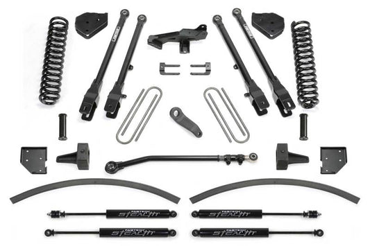 Fabtech 17-21 Ford F250/f350 4WD Diesel 8in 4Link Sys w/Coils & Stealth Shks - My Store