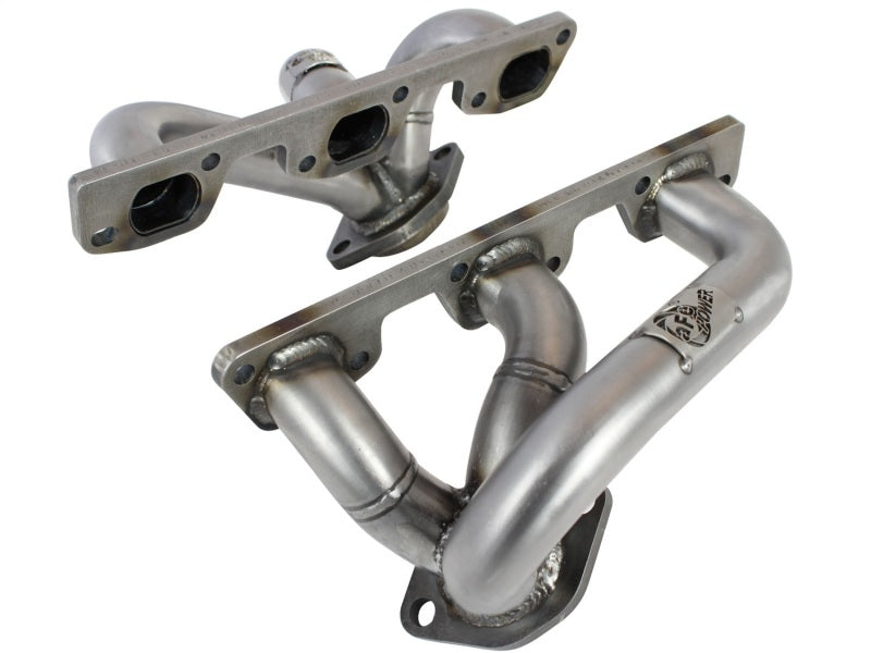 aFe Twisted Steel Header SS-409 HDR Jeep Wrangler JK 07-11 V6 3.8L - Mammoth Racing -