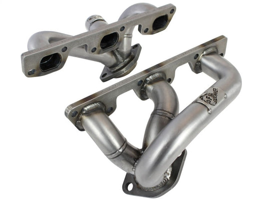 aFe Twisted Steel Header SS-409 HDR Jeep Wrangler JK 07-11 V6 3.8L - Mammoth Racing -