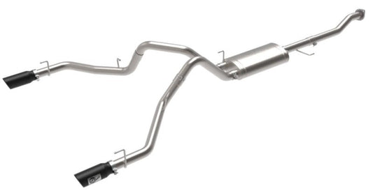aFe Vulcan Series 3in 304SS Cat-Back w/ Black Tips 15-20 Ford F-150 V6 2.7L/35L(tt) / V8 5.0L - Mammoth Racing -
