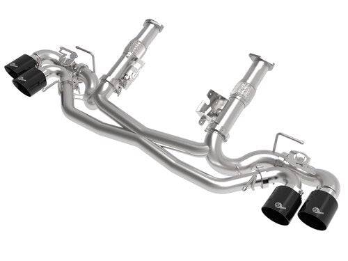 AFe MACH Force-Xp 304 Stainless Steel Cat-Back Exhaust Black 2020 Chevrolet Corvette C8 - My Store