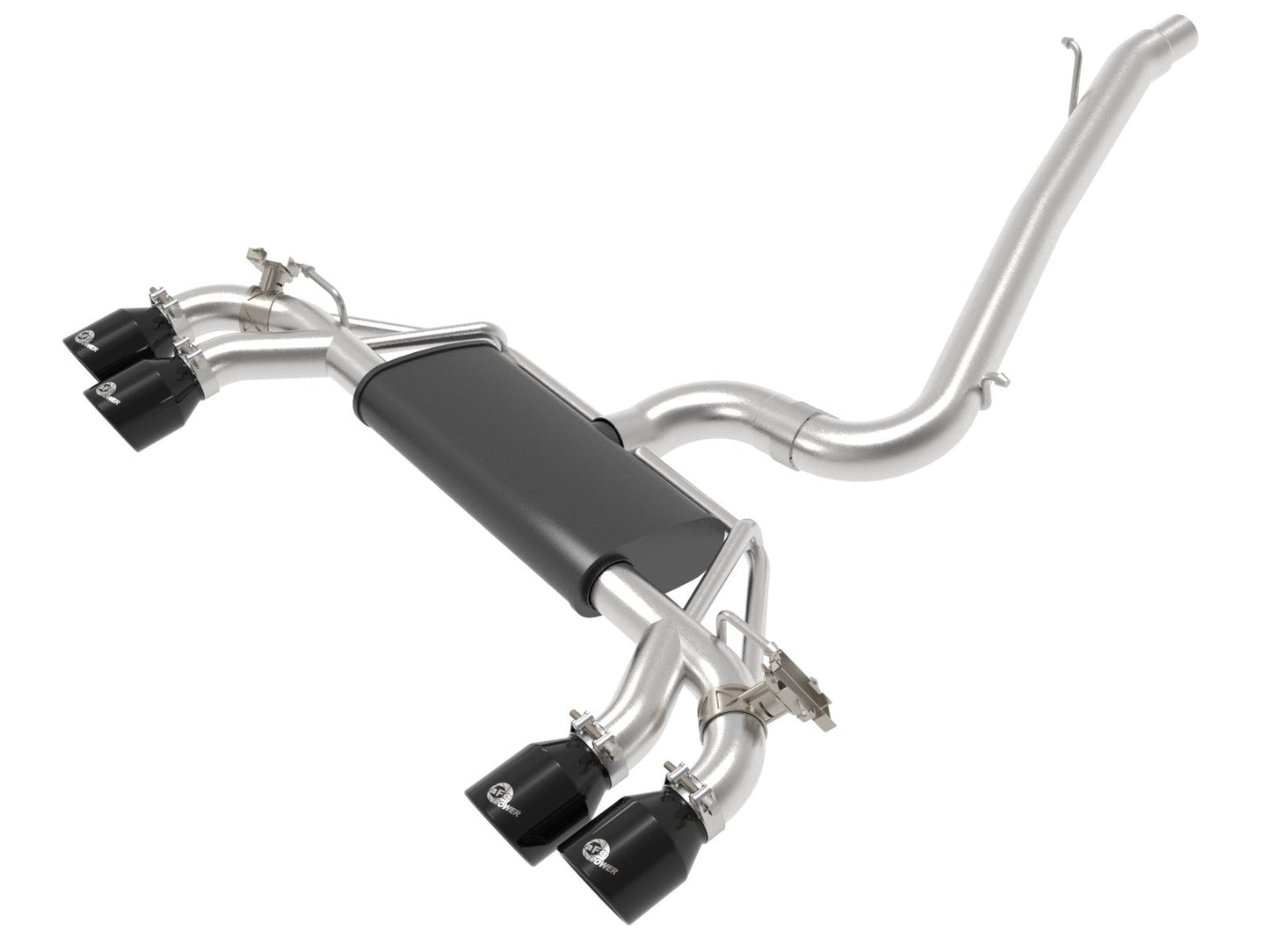 afe POWER MACH Force-Xp 15-19 Volkswagen Golf R L4-2.0L(T) 304 SS Cat-Back Exhaust System - Carbon - Mammoth Racing -