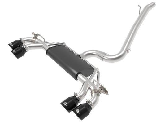 afe POWER MACH Force-Xp 15-19 Volkswagen Golf R L4-2.0L(T) 304 SS Cat-Back Exhaust System - Carbon - Mammoth Racing -