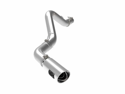 aFe Large Bore-HD 5 IN 409 SS DPF-Back Exhaust System w/Polished Tip 20-21 GM Truck V8-6.6L - My Store