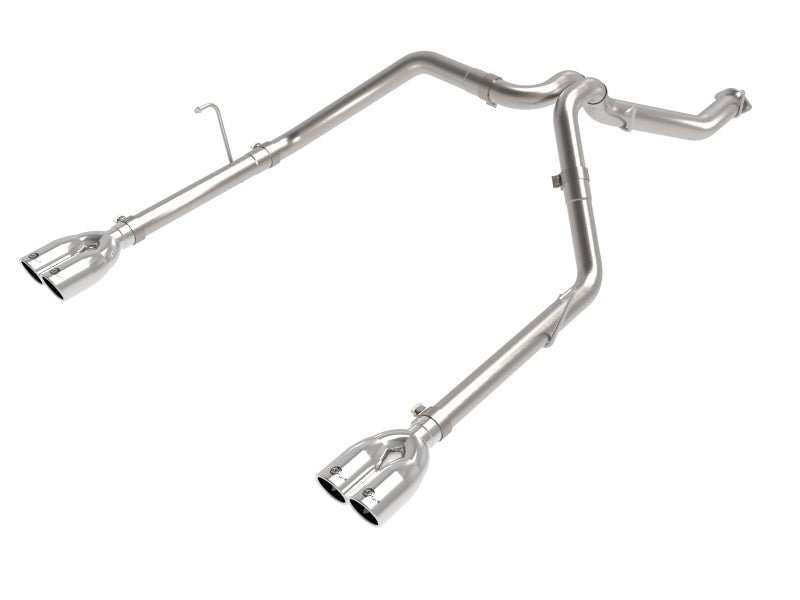 aFe Vulcan Series 3in 304SS Cat-Back 21 Jeep Gladiator V6-3.0L (td) - Dual Polished Tip - Mammoth Racing -