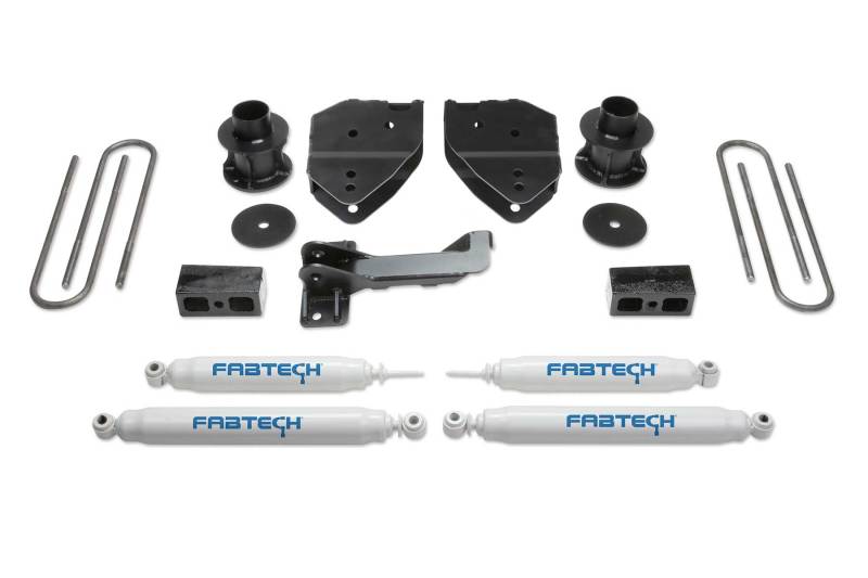 Fabtech 17-21 Ford F250/f350 4WD 4in Budget Sys w/Perf Shks - Mammoth Racing -