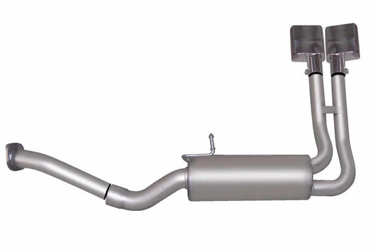 Gibson 99-05 Chevrolet Silverado 1500 Base 4.3l 2.5in Cat-Back Super Truck Exhaust - Stainless - Mammoth Racing -
