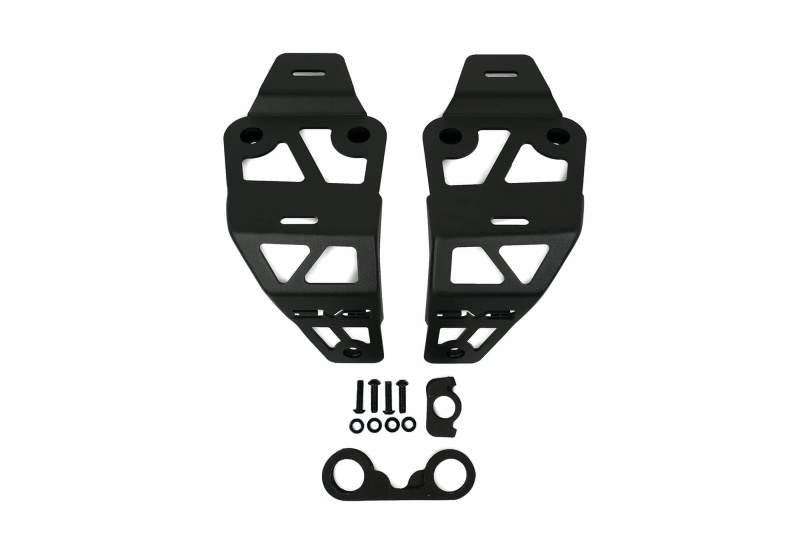 DV8 Offroad 20-22 Jeep JL 392/ Jeep JT Mojave Edition Dual Pod Light Mounts - Mammoth Racing -