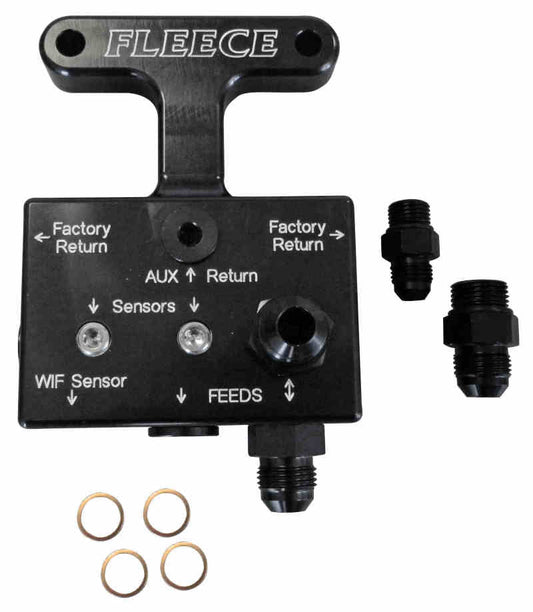 Fleece Performance 03-07 Dodge 5.9L / 07.5-09 6.7L Cummins 3rd Gen Fuel Distribution Block - My Store