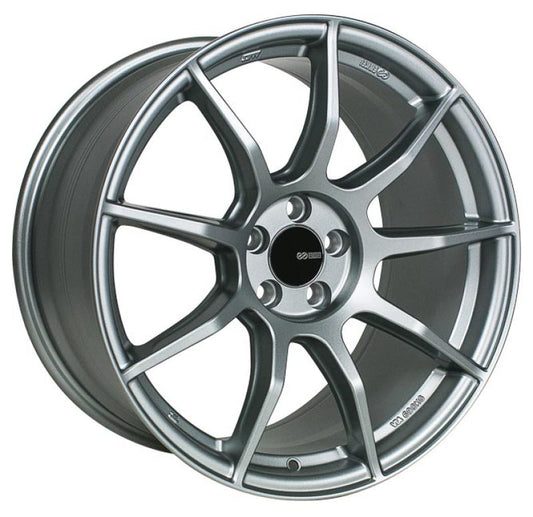 Enkei TS9 18x9.5 5x114.3 15mm Offset 72.6mm Bore Platinum Grey - Mammoth Racing -