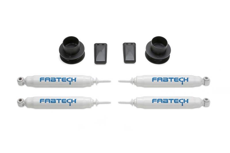 Fabtech 14-18 Ram 2500 4WD 2.5in Coil Spcr Kit w/Perf Shks - Mammoth Racing -