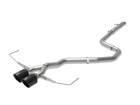 aFe Takeda Exhaust Cat-Back 19-20 Hyundai Veloster 304SS Black Dual Tips Exhaust - Mammoth Racing -