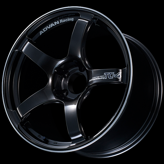 Advan TC4 15x7.0 +42 4-100 Black Gunmetallic & Ring Wheel - My Store