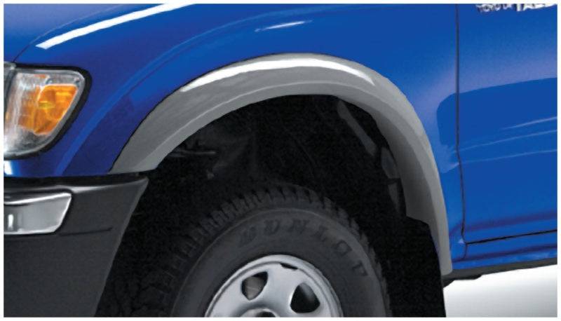 Bushwacker 95-00 Toyota Tacoma Fleetside Extend-A-Fender Style Flares 4pc w/ 4WD Only - Black - Mammoth Racing -