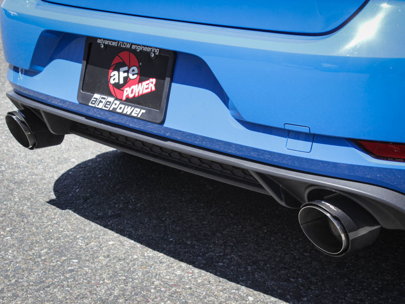 aFe MACHForce XP 3in-2.5in SS Exhaust Cat-Back 18-19 Volkswagen GTI (MK7.5) L4-2.0L (t) - Carbon - Mammoth Racing -