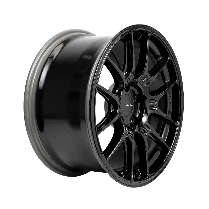 Enkei GTC02 18x9.5 5x114.3 40mm Offset 75mm Bore Gloss Black Wheel - Mammoth Racing -