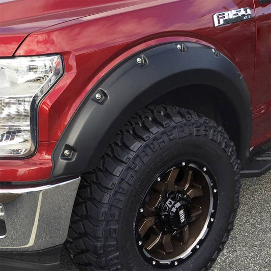 Bushwacker 18-19 Ford F-150 Pocket Style Flares 4pc - Black - Mammoth Racing -