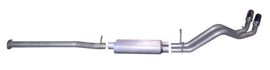 Gibson 07-09 Chevrolet Silverado 1500 LT 6.0l 2.25in Cat-Back Dual Sport Exhaust - Stainless - Mammoth Racing -