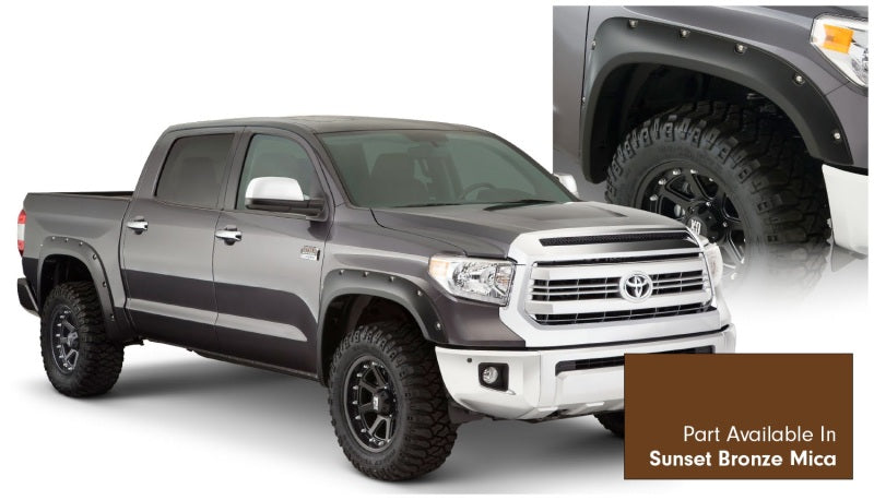 Bushwacker 16-17 Toyota Tundra Fleetside Pocket Style Flares 4pc - Sunset Bronze Mica - My Store