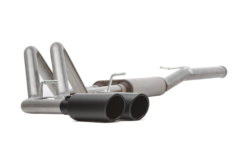 Gibson 2008 Nissan Titan SE 5.6l 2.5in Cat-Back Dual Sport Exhaust - Black Elite - Mammoth Racing -