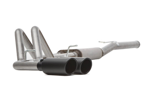 Gibson 2008 Nissan Titan SE 5.6l 2.5in Cat-Back Dual Sport Exhaust - Black Elite - Mammoth Racing -