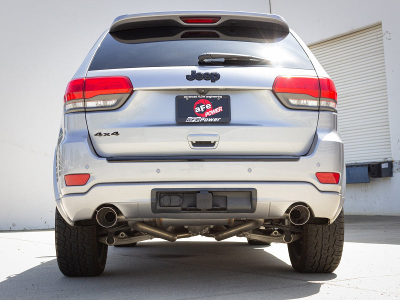 aFe Vulcan Series 2.5in 304SS Cat-Back Exhaust 11-19 Jeep Grand Cherokee (WK2) 5.7L w/ Polished Tips - Mammoth Racing -