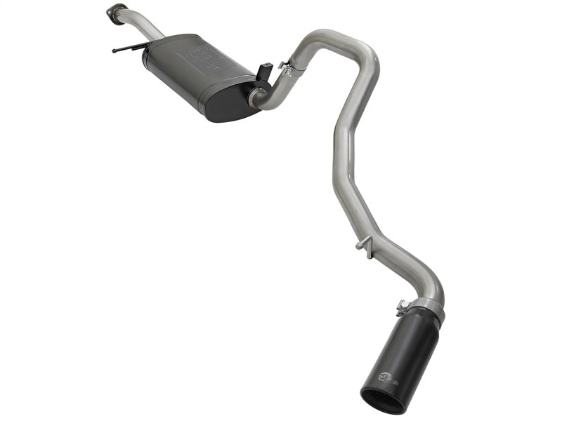 aFe MACHForce XP 2-1/2in 304 SS Cat Back Exhaust w/ Black Tips 2001-2016 Nissan Patrol (Y61) 4.8L - Mammoth Racing -