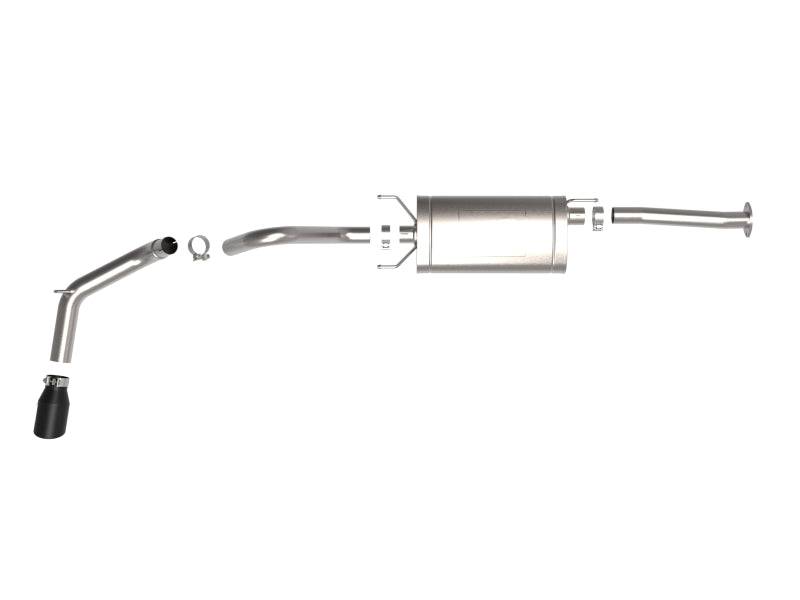 aFe 16-22 Toyota Tacoma Apollo GT Series 2.5in. - 3in. 409 SS Cat-Back Exhaust System w/ Black Tip - My Store
