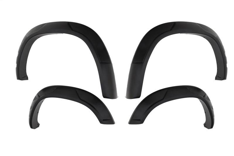Bushwacker 19-22 Ram 1500 (Excl. Rebel/TRX) 76.3 & 67.4in Bed DRT Style Flares 4pc  - Blk / Smooth - Mammoth Racing -
