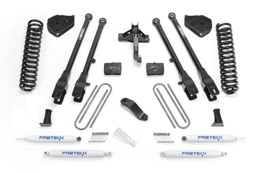 Fabtech 19-20 Ford F450/f550 4WD Diesel 6in 4Link Sys w/Coils & Perf Shks - My Store