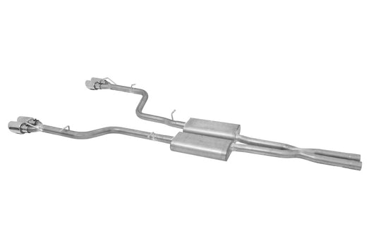 Gibson 15-16 Dodge Challenger R/T 5.7l 2.5in Cat-Back Dual Exhaust - Stainless - Mammoth Racing -