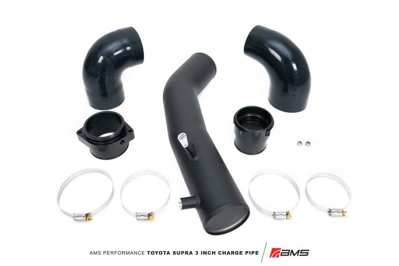 AMS Performance 2020+ Toyota Supra A90 Aluminum 3in Charge Pipe Kit - My Store