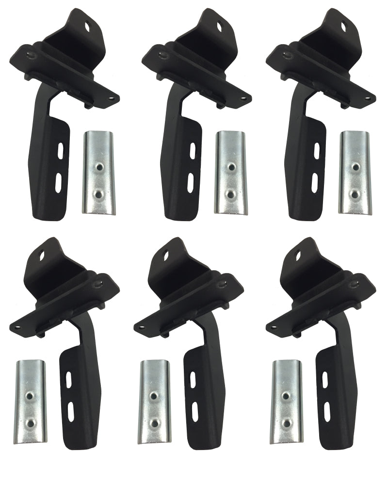 Go Rhino 18-20 Jeep Wrangler JLU Brackets for OE Xtreme Cab Length SideSteps - Mammoth Racing -