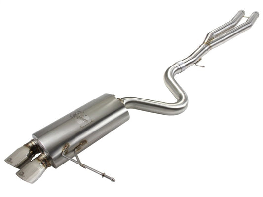 aFe 20-21 Audi A4 L4-2.0L (t) MACH Force-Xp 3in to 2-1/2in Stainless Steel Cat-Back Exhaust System - Mammoth Racing -
