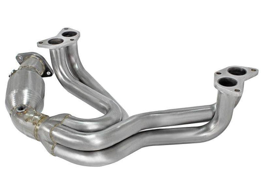 aFe 12-17 Toyota 86 / FRS / BRZ Twisted Steel 304 Stainless Steel Long Tube Header w/ Cat - My Store