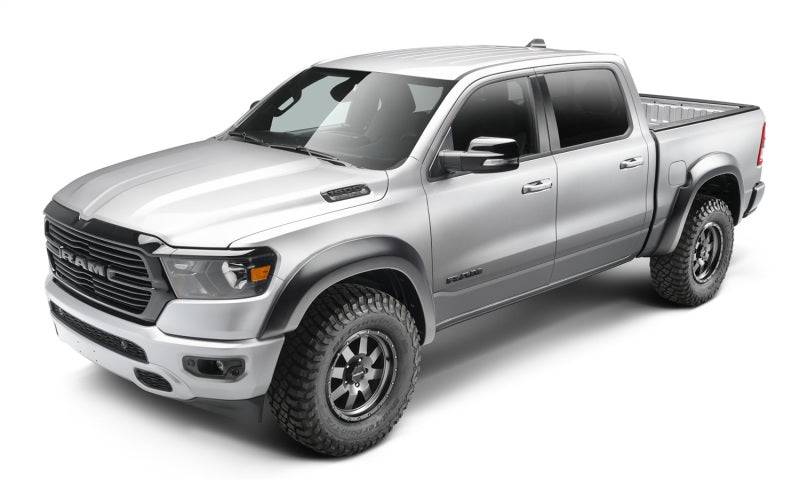Bushwacker 19-22 Ram 1500 (Excl. Rebel/TRX) 67.4 & 76.3in Bed Extend-A-Fender Flares 4pc - Smth Blk - Mammoth Racing -