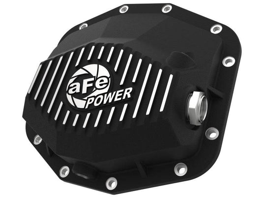 aFe POWER 21-22 Ram 1500 TRX Hemi V8 6.2L (sc) PRO Series Rear Differential Cover Black w/ Machined - My Store