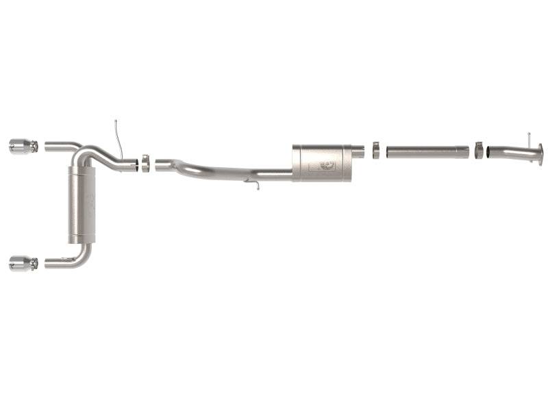 aFe 2021+ Ford Bronco L4-2.3L (t) / V6-2.7L (tt) Vulcan 3in. to 2.5in. SS Cat-Back - Polished - My Store