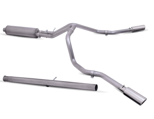 Gibson 19-22 GMC Sierra 1500 Denali 5.3l 3in/2.5in Cat-Back Dual Extreme Exhaust - Stainless - Mammoth Racing -